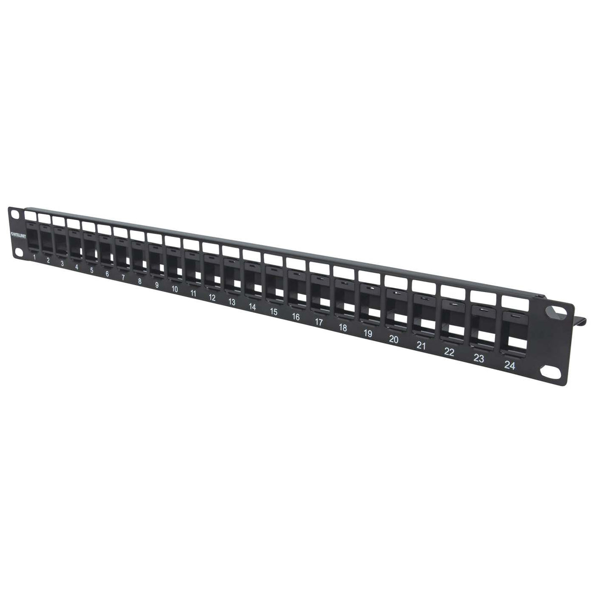24-Port Blank Patch Panel, 1U Image 1
