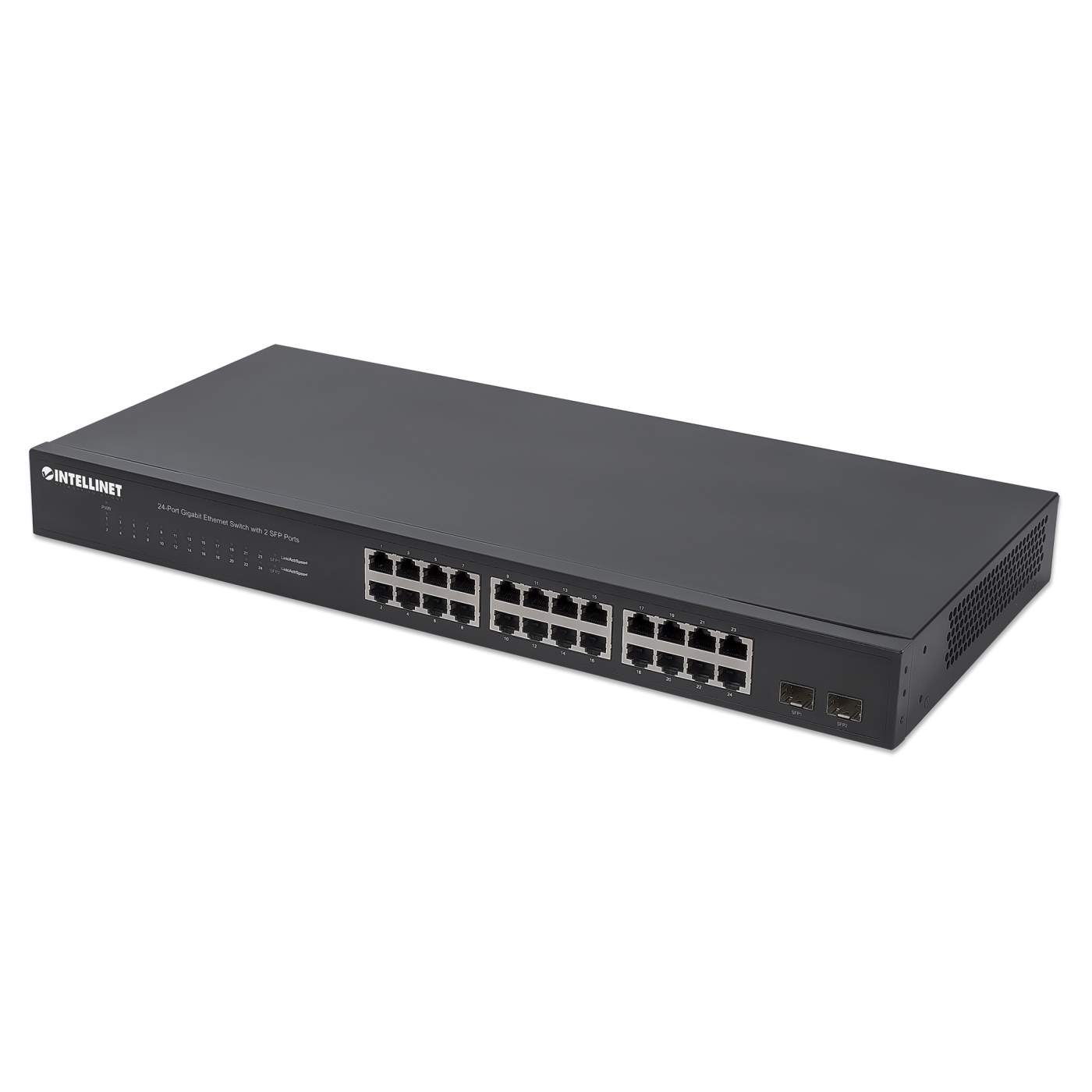 24-Port Gigabit Ethernet Switch with 2 SFP Ports Image 1