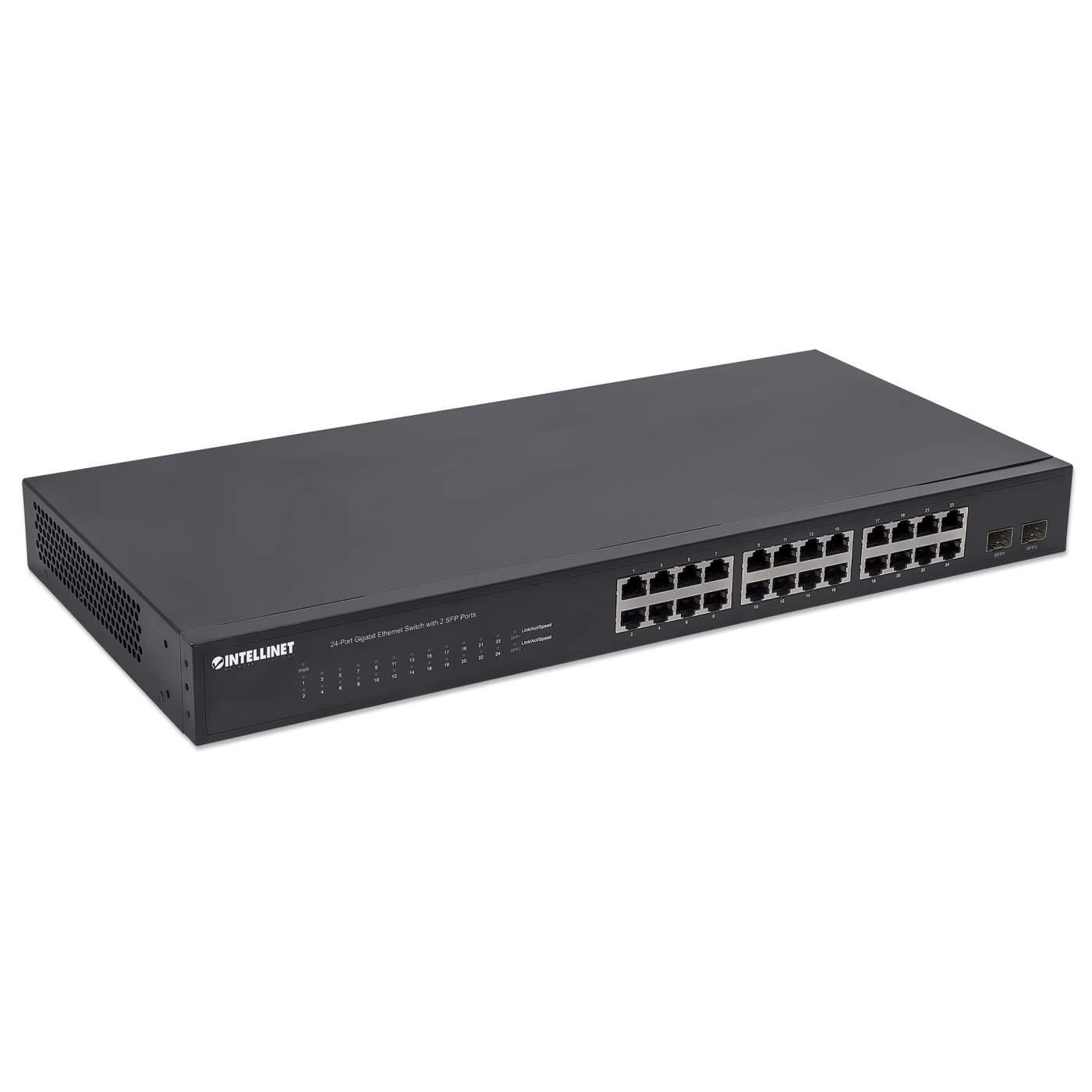 24-Port Gigabit Ethernet Switch with 2 SFP Ports Image 3