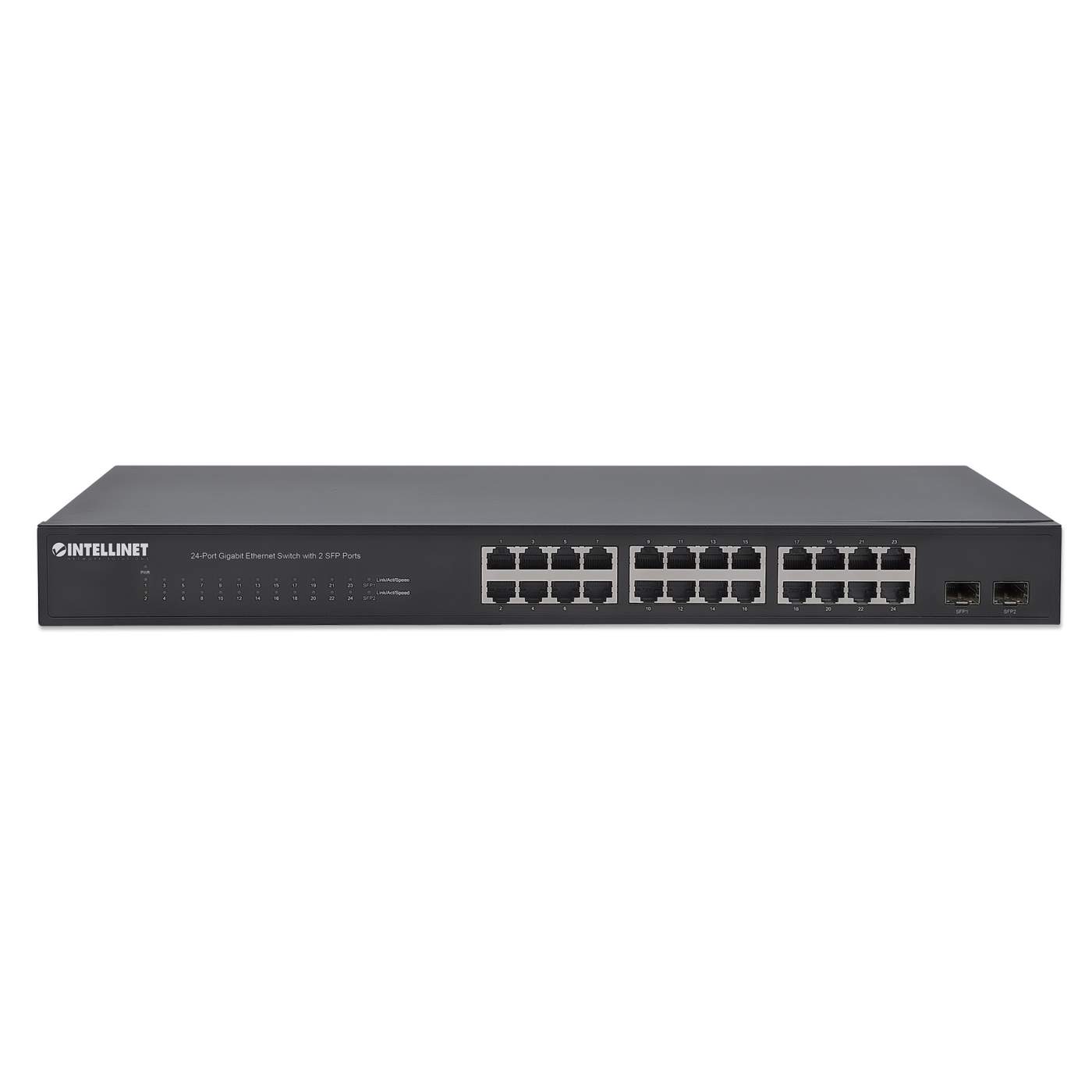 24-Port Gigabit Ethernet Switch with 2 SFP Ports Image 4