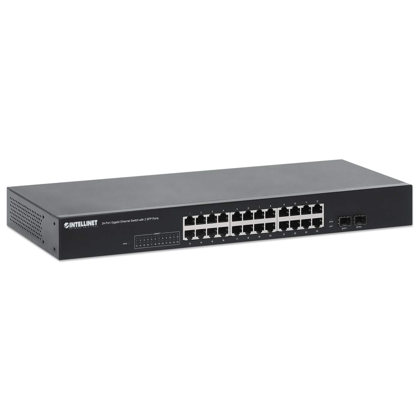 24-Port Gigabit Ethernet Switch with 2 SFP Ports Image 3