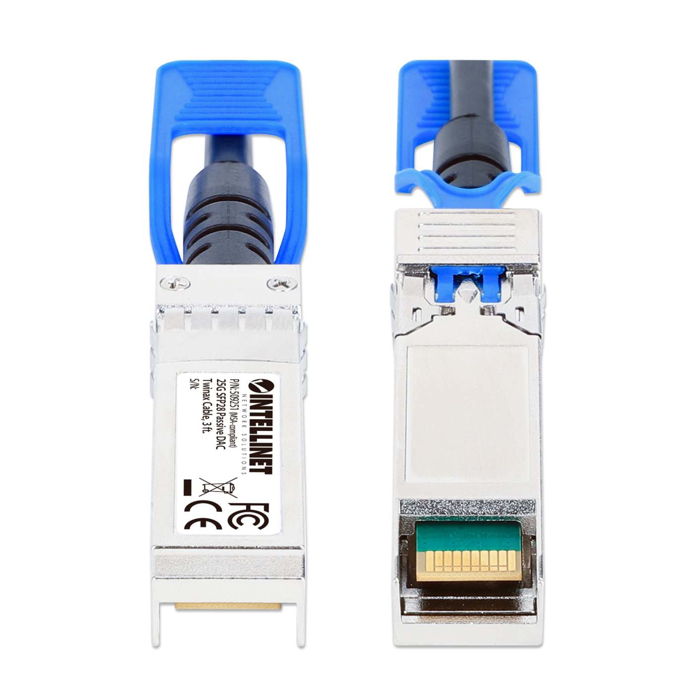 25G SFP28 Passive DAC Twinax Cable, 3 ft. Image 3