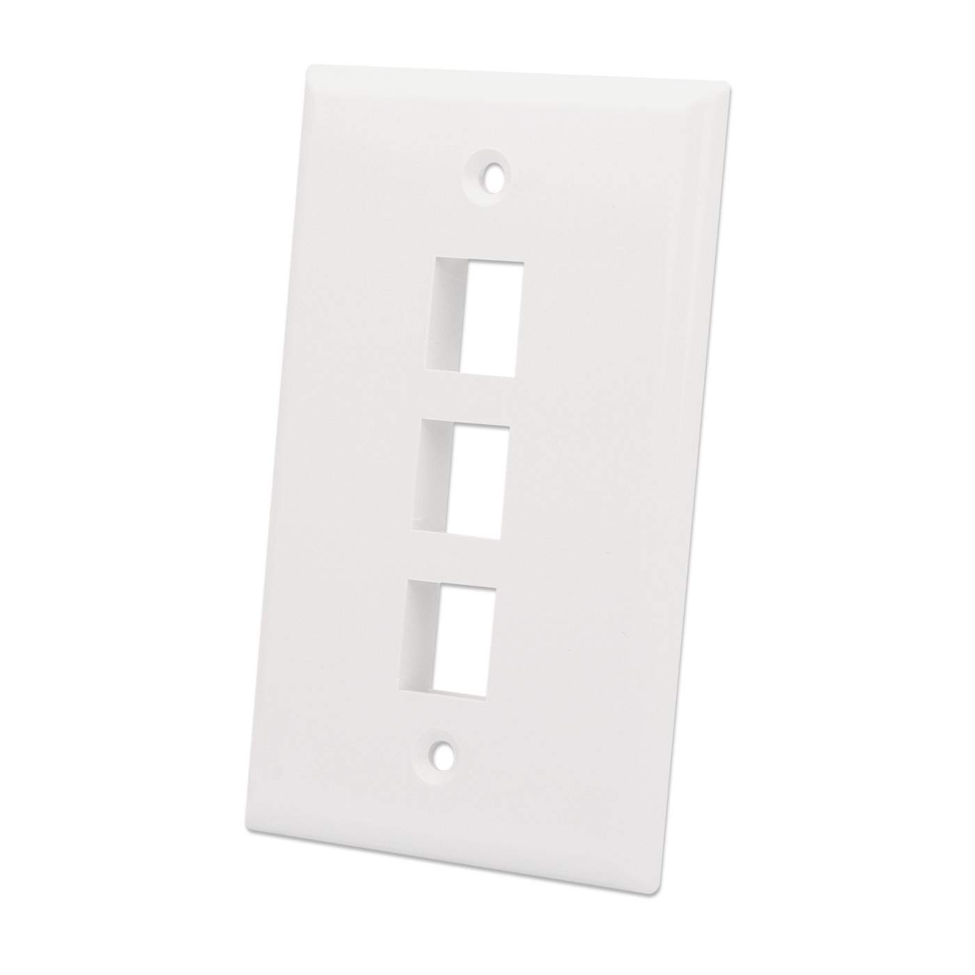 3-Outlet Keystone Wall Plate Image 1