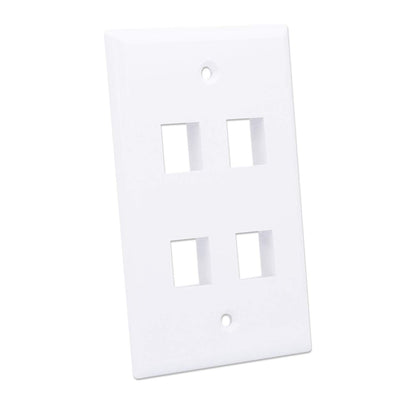 4-Outlet Keystone Wall Plate Image 3