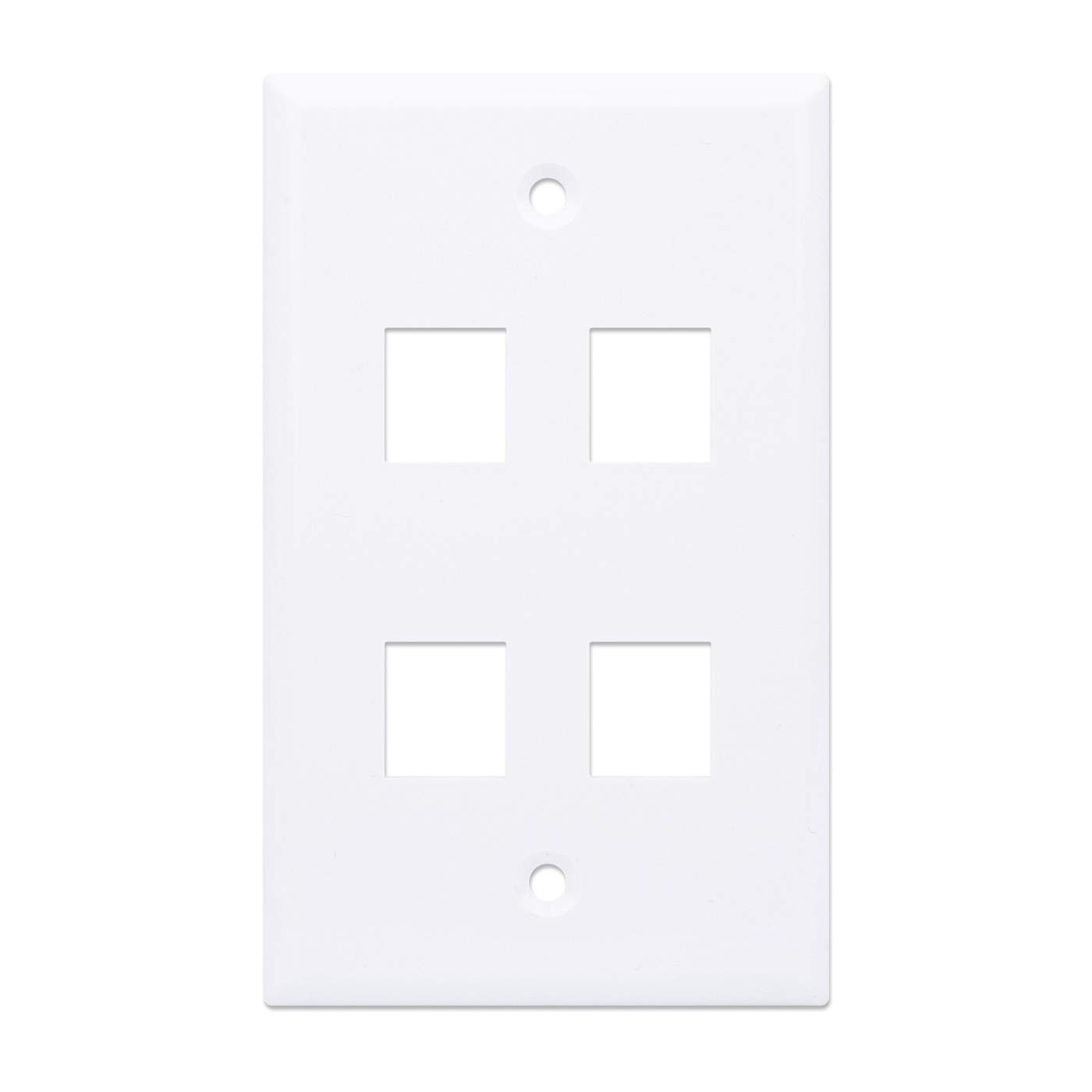 4-Outlet Keystone Wall Plate Image 4