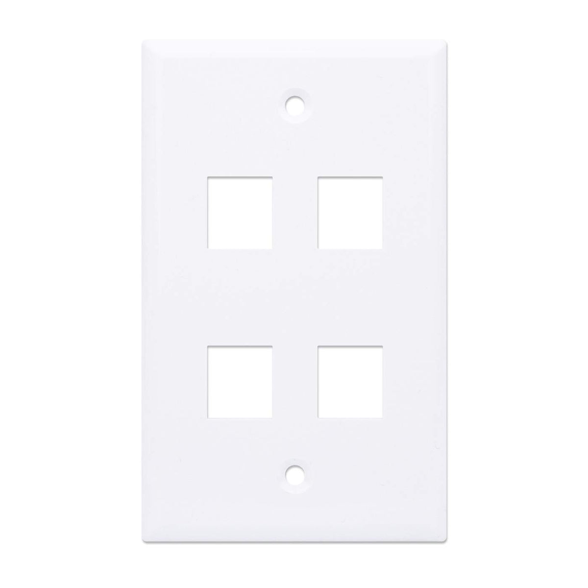4-Outlet Keystone Wall Plate Image 4
