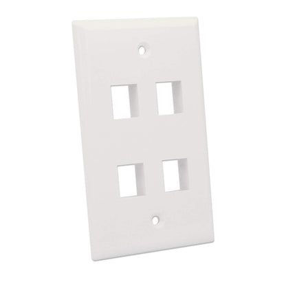 4-Outlet Keystone Wall Plate Image 2