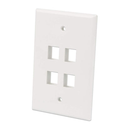 4-Outlet Oversized Keystone Wall Plate Image 1
