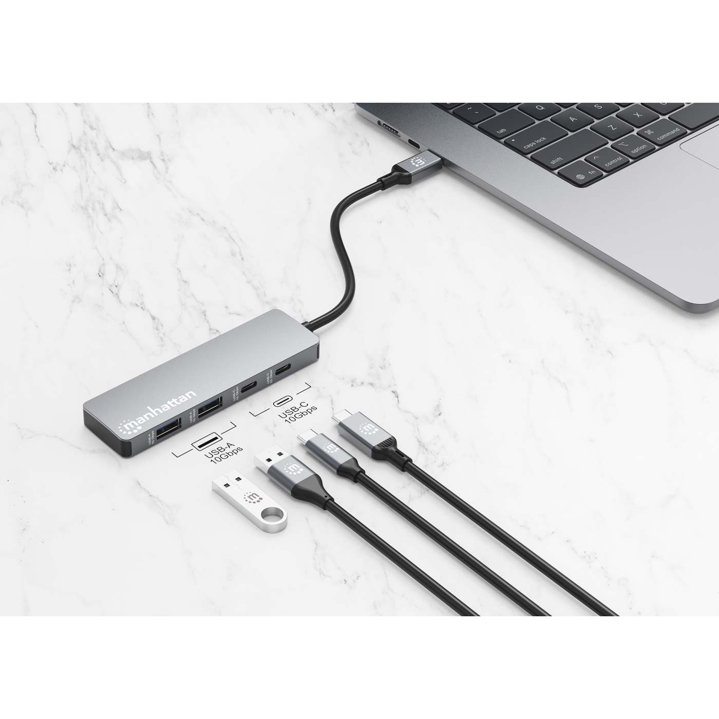 4-Port 10G USB-A / USB-C Combo Hub 2x2 Image 4