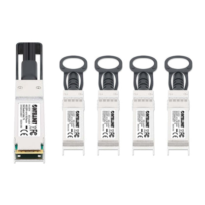 40G QSFP+ to 4 x 10G SFP+ Passive DAC Breakout Cable, 7 ft. Image 3
