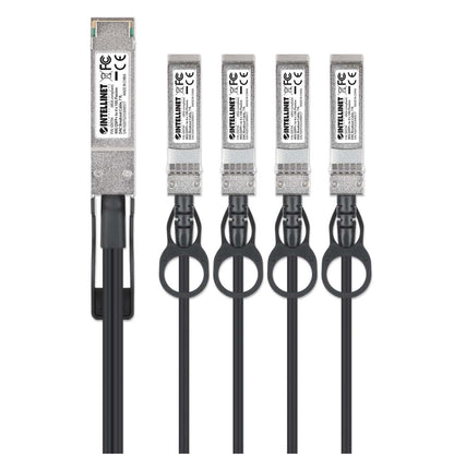 40G QSFP+ to 4 x 10G SFP+ Passive DAC Breakout Cable, 7 ft. Image 4