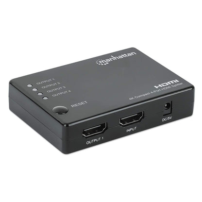 4K Compact 4-Port HDMI Splitter Image 3