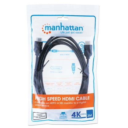 4K@30Hz High Speed HDMI Cable with Ethernet, 3 m (10 ft.) Packaging Image 2