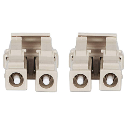 5 m LC to LC UPC Fiber Optic Patch Cable, 3.0 mm, Duplex, LSZH, OM3 Multimode, Aqua Image 4