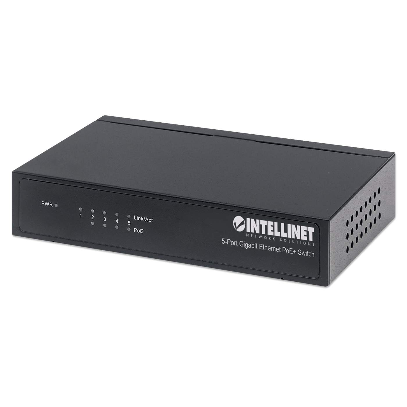 Intellinet 5-Port Gigabit Ethernet PoE+ Switch (561228) – IC Intracom ...