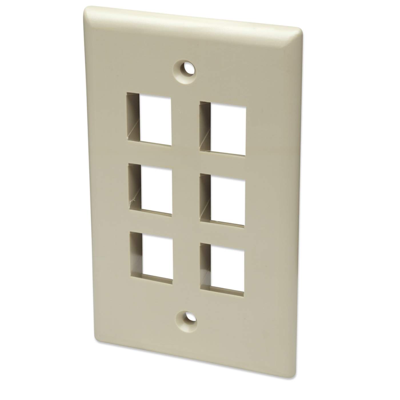 6-Outlet Keystone Wall Plate Image 1