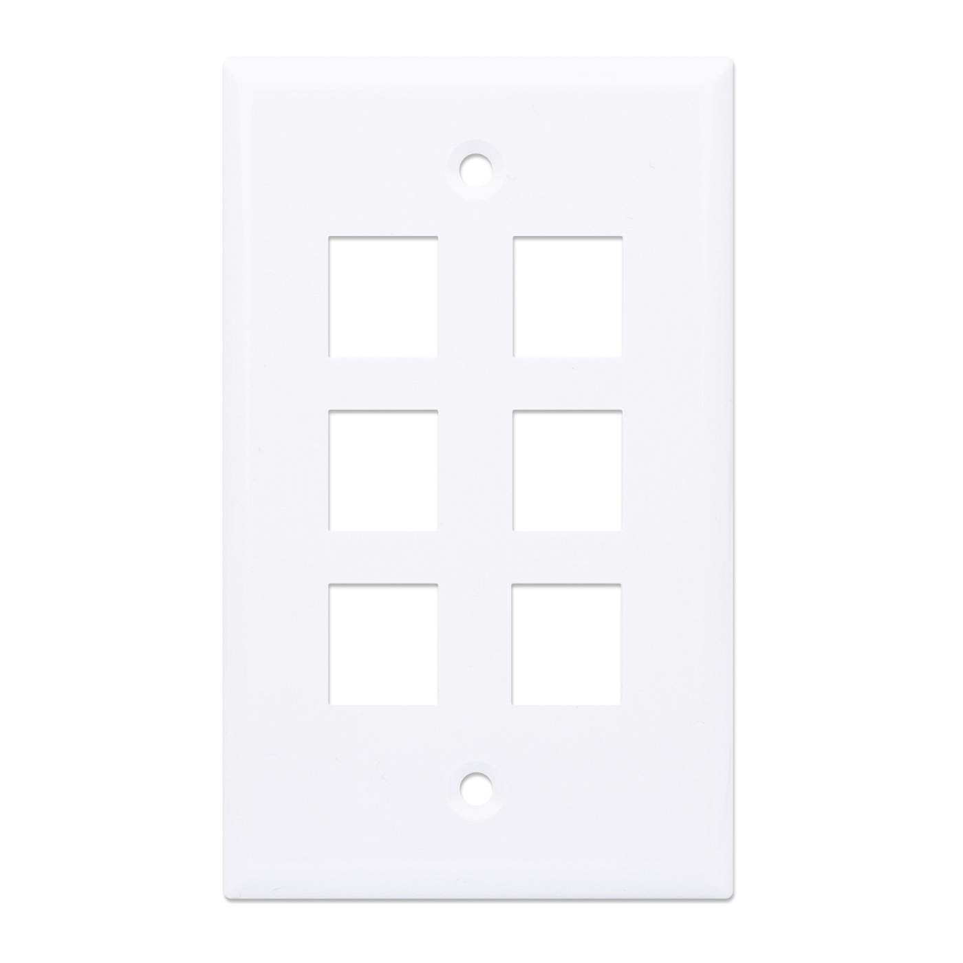 6-Outlet Keystone Wall Plate Image 4