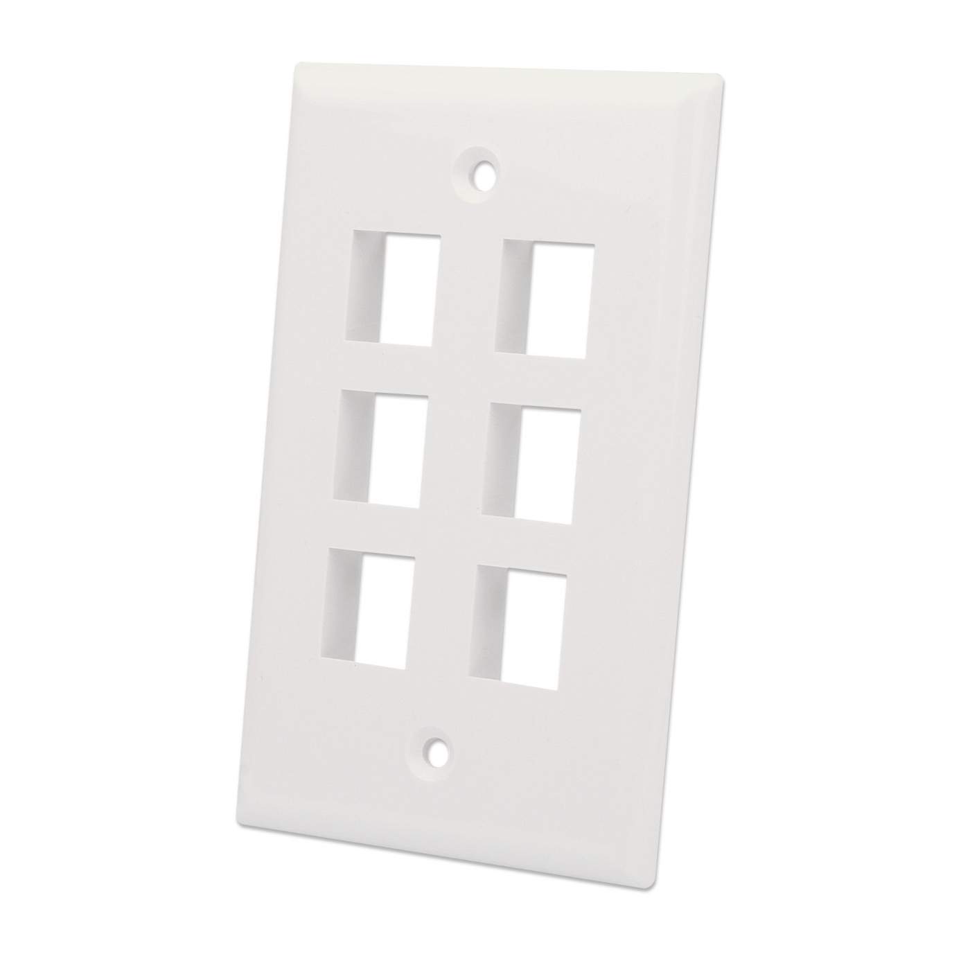 6-Outlet Keystone Wall Plate Image 1