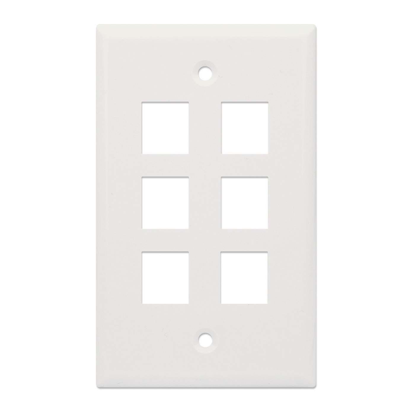 6-Outlet Keystone Wall Plate Image 3