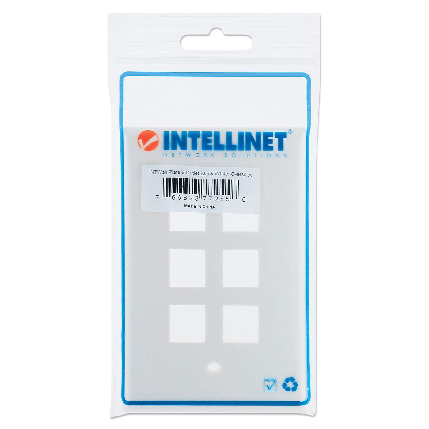 6-Outlet Oversized Keystone Wall Plate Packaging Image 2