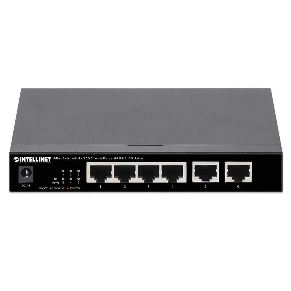 6-Port Switch with 4 x 2.5G Ethernet Ports and 2 RJ45 10G Uplinks Image 3