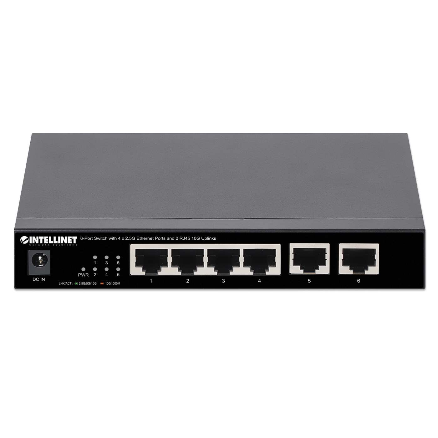 6-Port Switch with 4 x 2.5G Ethernet Ports and 2 RJ45 10G Uplinks Image 3