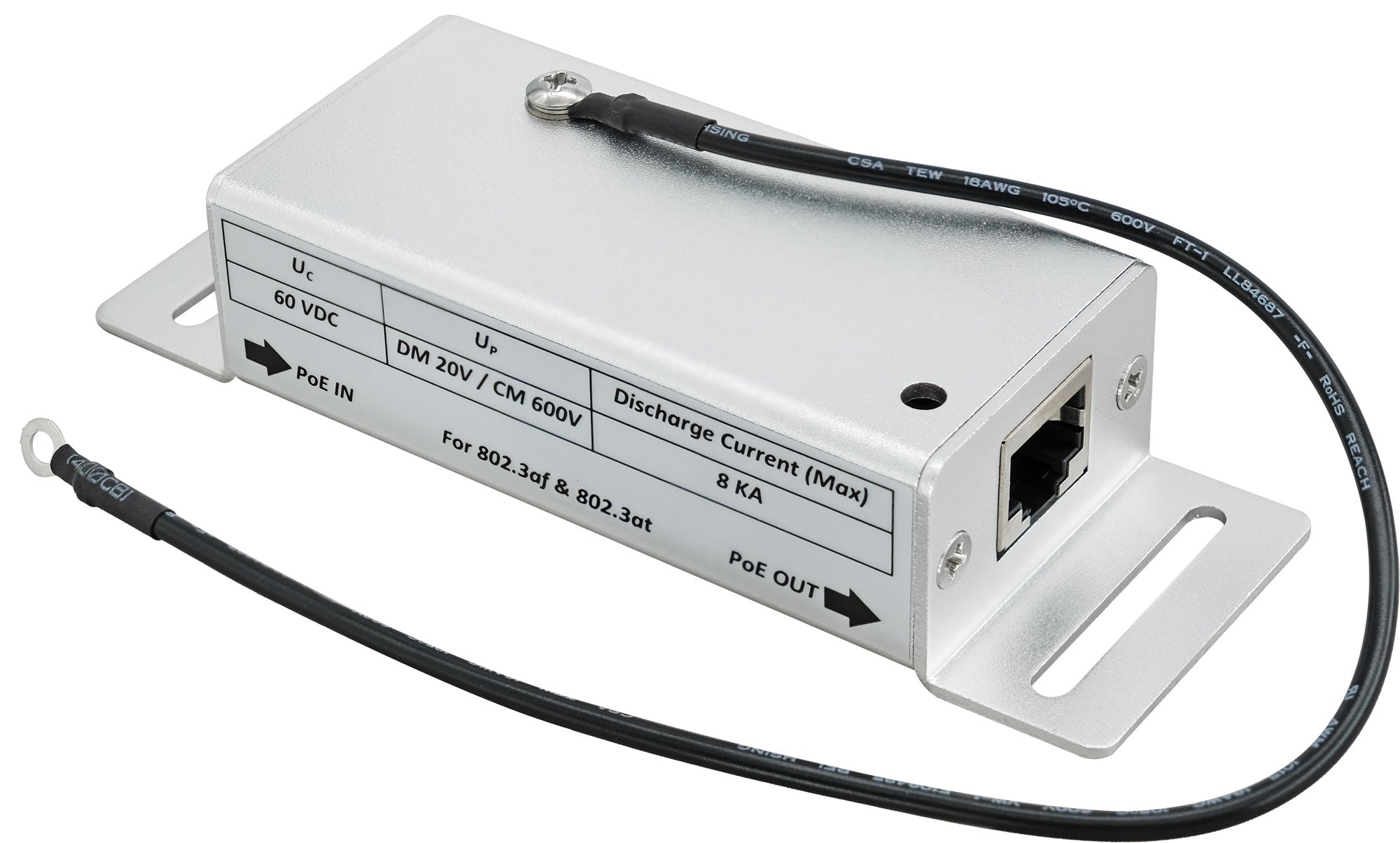 2.5G PoE++ Surge Protector, 20KV/10KA – IC Intracom USA Inc.
