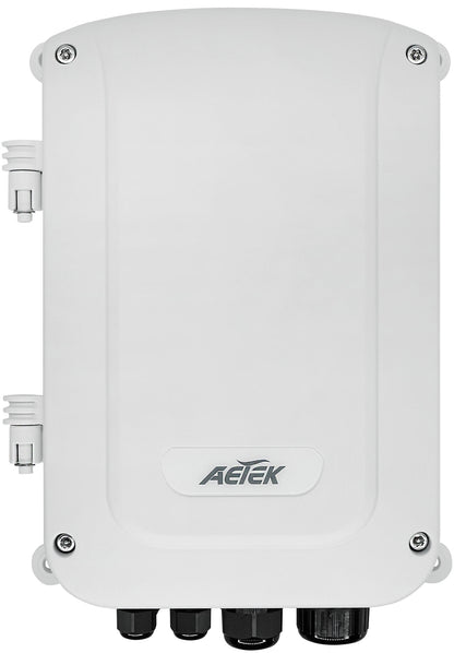 Outdoor Managed IP67/IK10 4-Port PoE++/PoH Switch with 2 RJ45 Gigabit and 2 SFP Uplink Ports | 250W