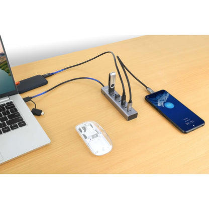 7-Port USB 3.0 Type-C / Type-A Combo Hub 3+4 Image 4