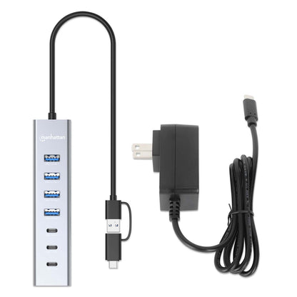 7-Port USB 3.0 Type-C / Type-A Combo Hub 3+4 Image 7