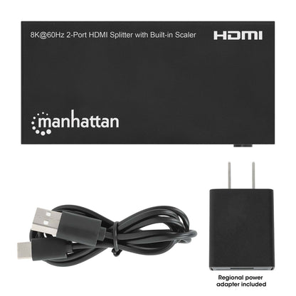 8K@60Hz 2-Port HDMI Splitter with Built-in Scaler Image 7