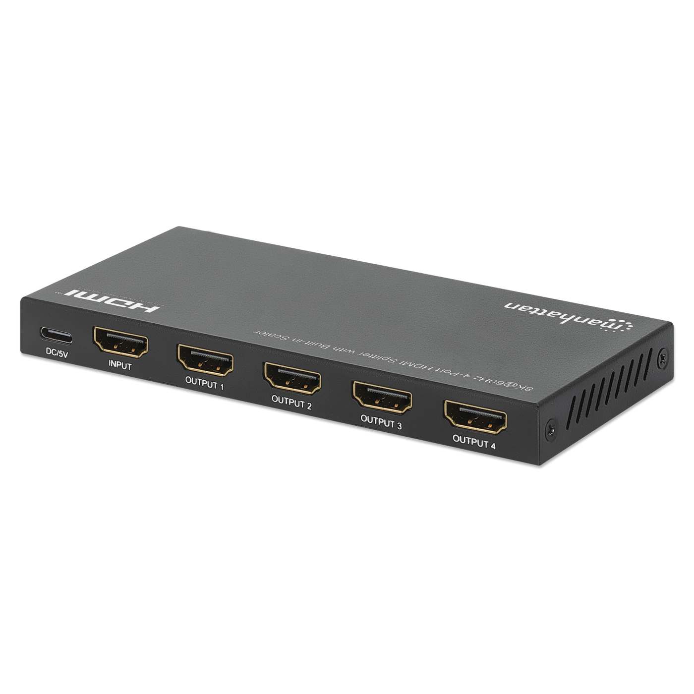 8K@60Hz 4-Port HDMI Splitter with Built-in Scaler Image 4