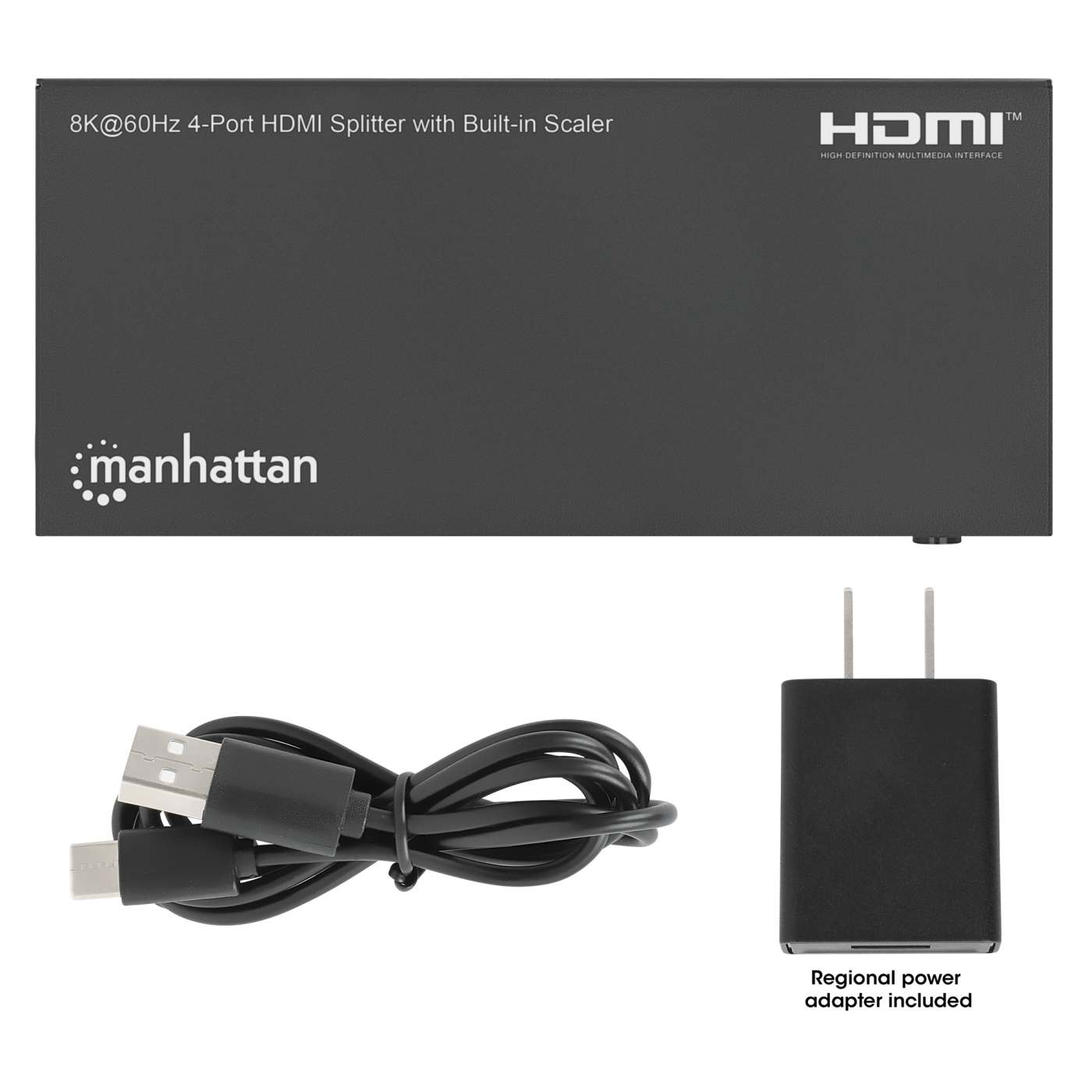 8K@60Hz 4-Port HDMI Splitter with Built-in Scaler Image 7
