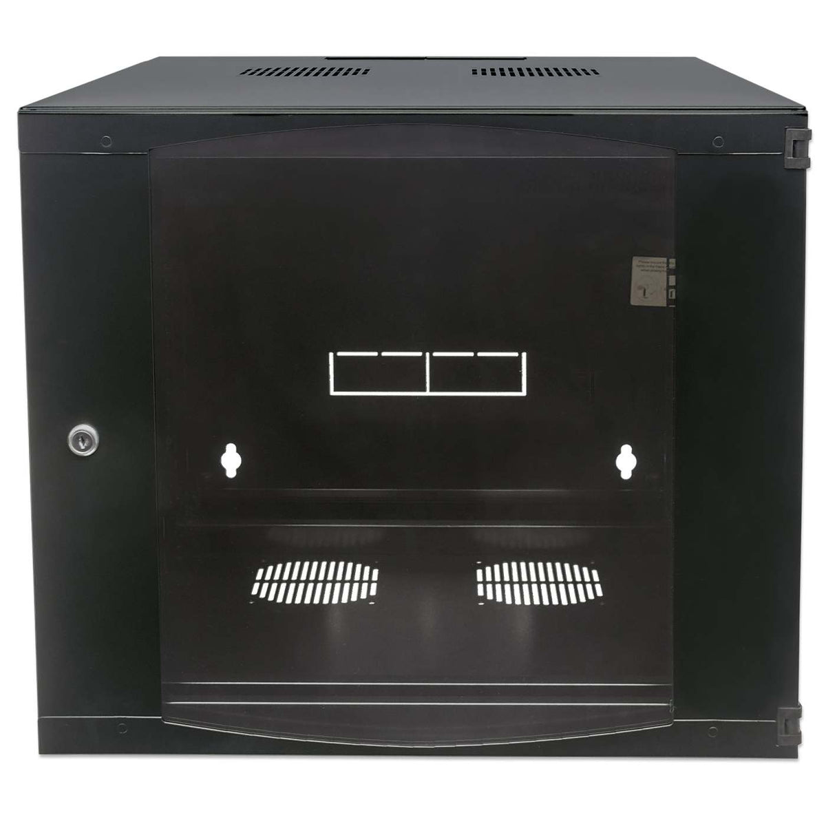 9U 19" Swing Out Wall Mount Network Cabinet, Standard Line, 600 mm (23.6 in.) Depth, Black Image 4