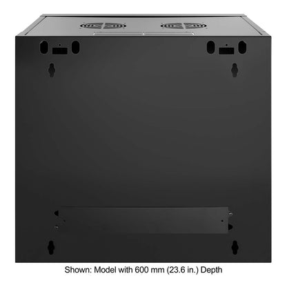9U 19" Wall Mount Network Cabinet, Standard Line, 450 mm (17.7 in.) Depth, Black Image 4