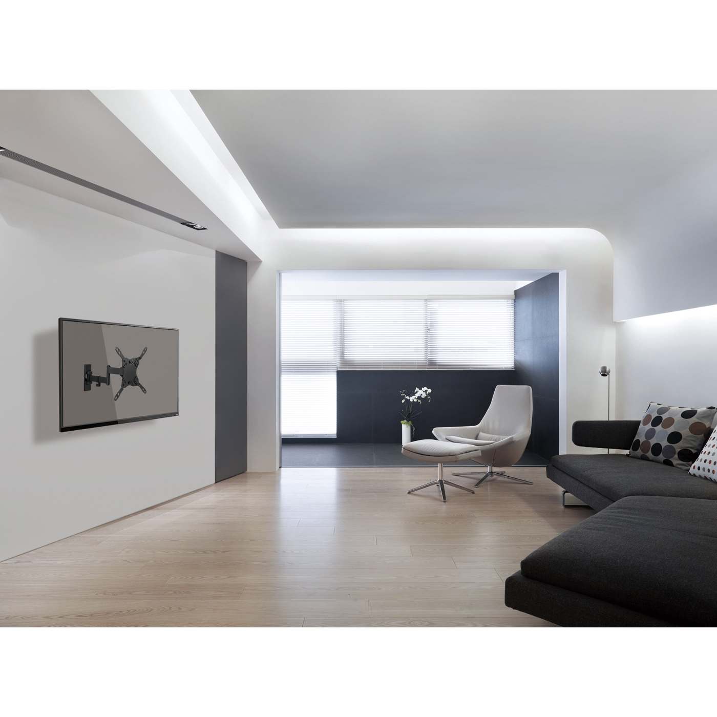 Articulating TV Wall Mount, for 13" to 43" Displays Image 9