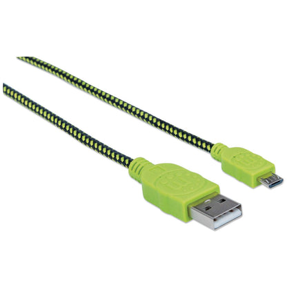 Braided Hi-Speed USB Micro-B Data and Charging Cable Image 3