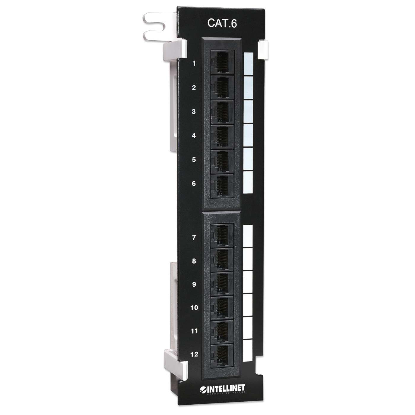 Cat6 12-Port Wall-Mount Patch Panel Image 2