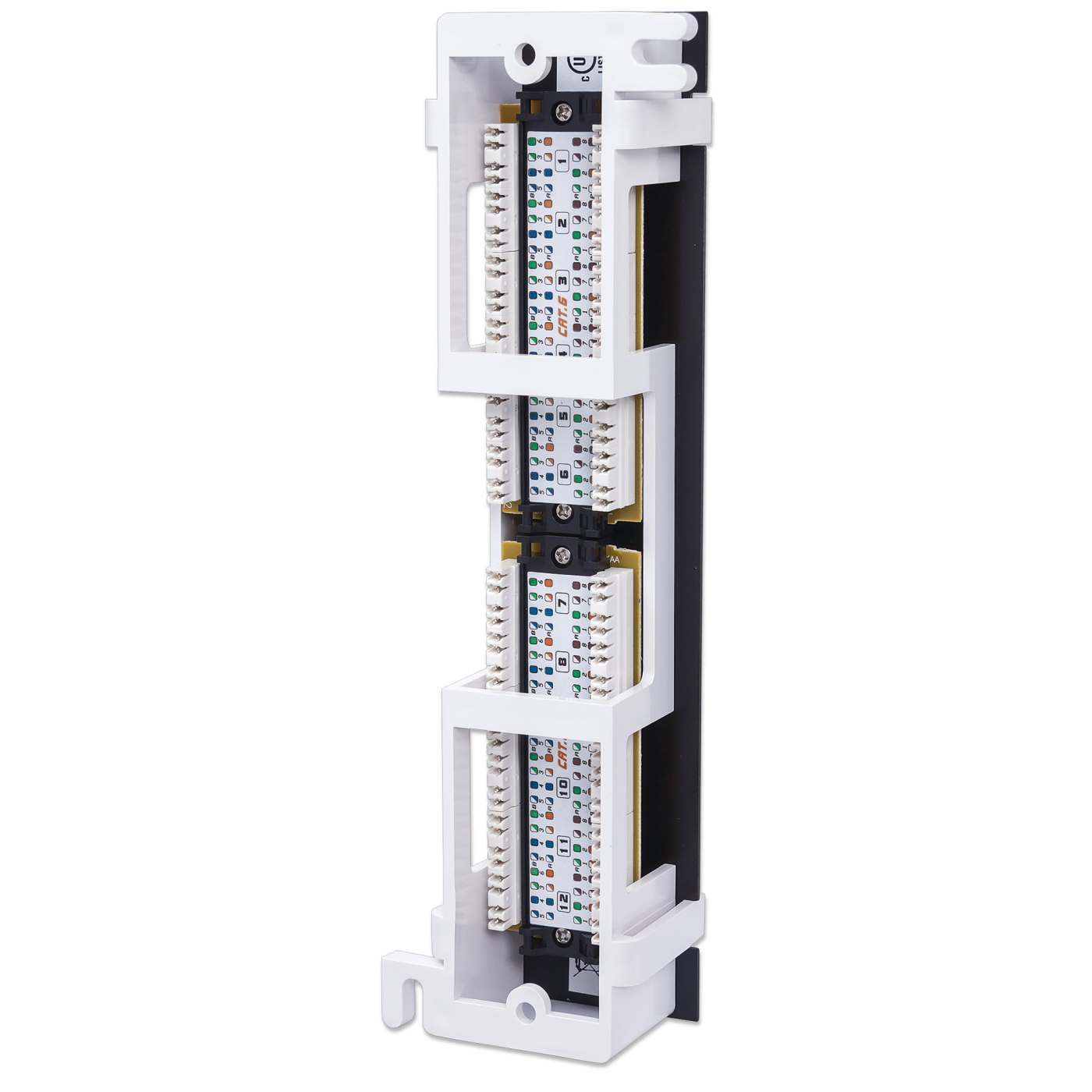 Cat6 12-Port Wall-Mount Patch Panel Image 3