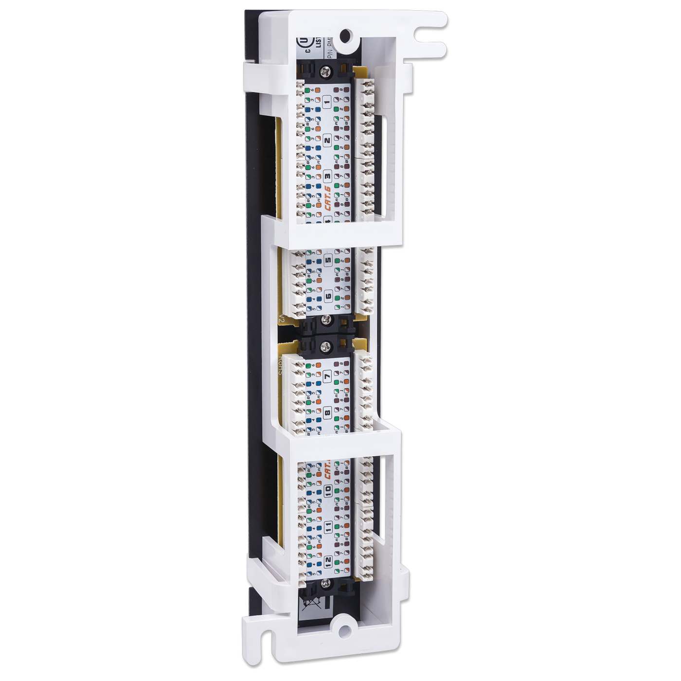 Cat6 12-Port Wall-Mount Patch Panel Image 4