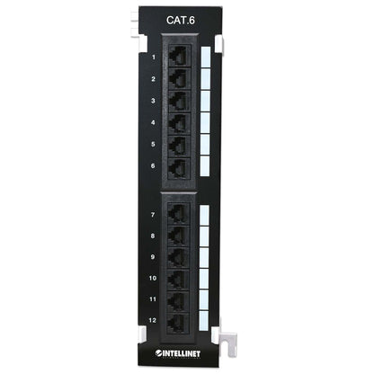 Cat6 12-Port Wall-Mount Patch Panel Image 5