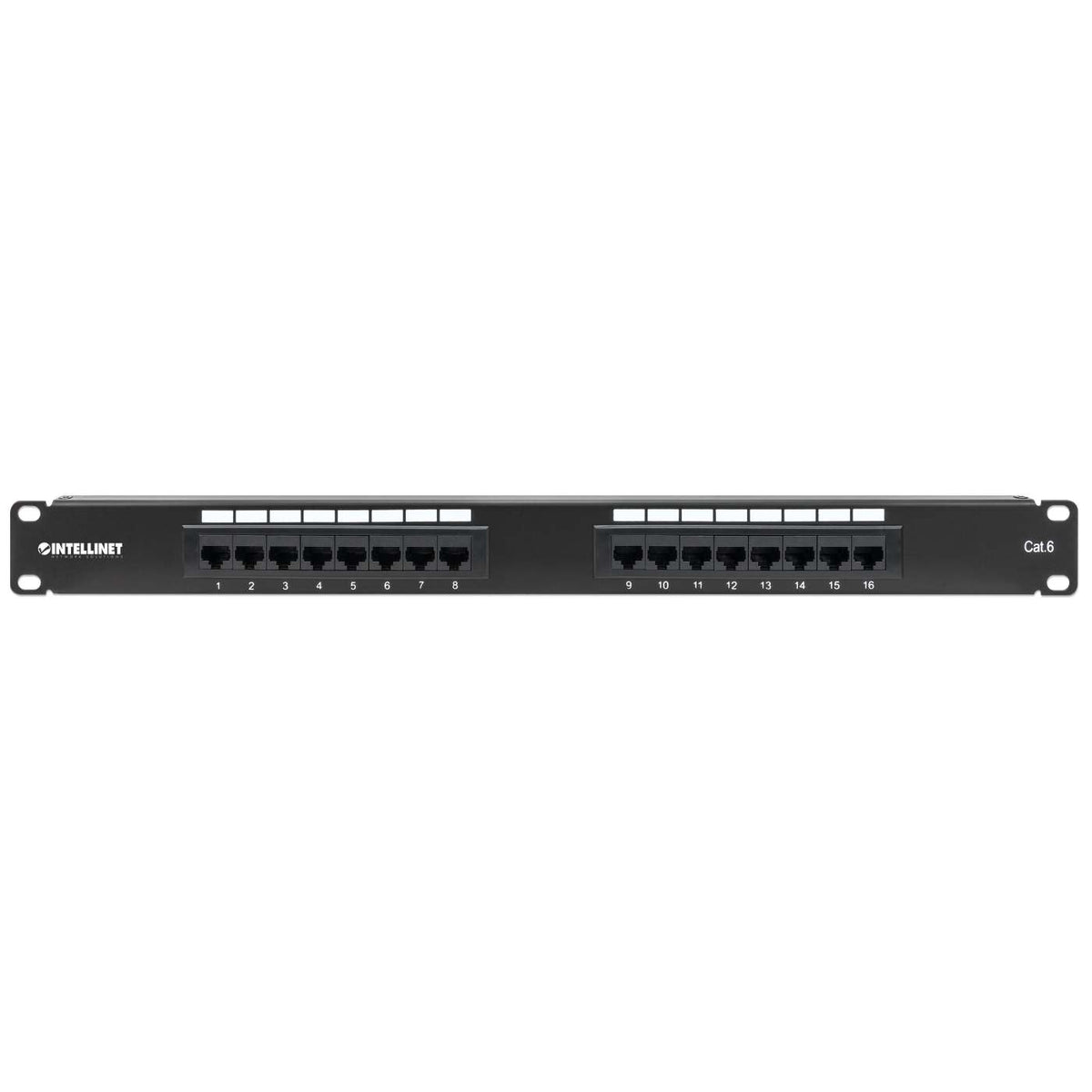 Cat6 16-Port Patch Panel, 1U Image 4