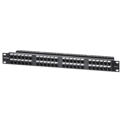 Cat6 48-Port Patch Panel, 1U Image 2