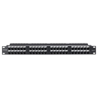 Cat6 48-Port Patch Panel, 1U Image 3