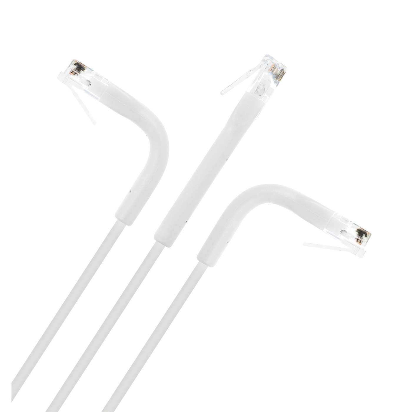 Cat6 U/UTP FlexiBoot Slim Network Patch Cable, 2 ft., White, 10-Pack Image 7