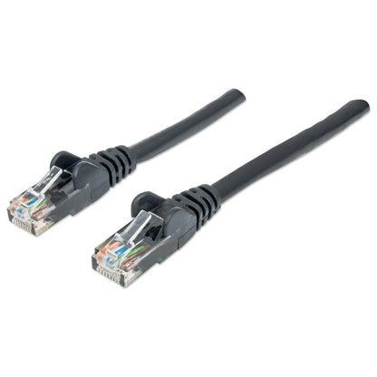 Cat6 U/UTP Network Patch Cable, 0.15 m (0.5 ft.), Black Image 1