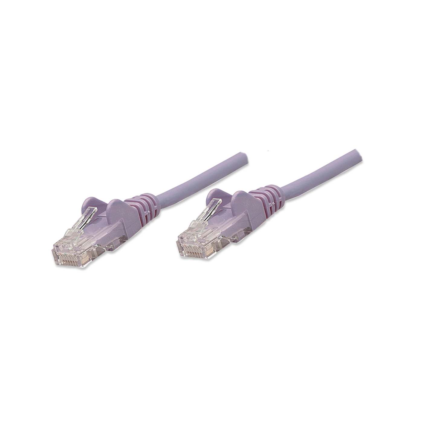 Cat6 U/UTP Network Patch Cable, 0.15 m (0.5 ft.), Purple Image 1