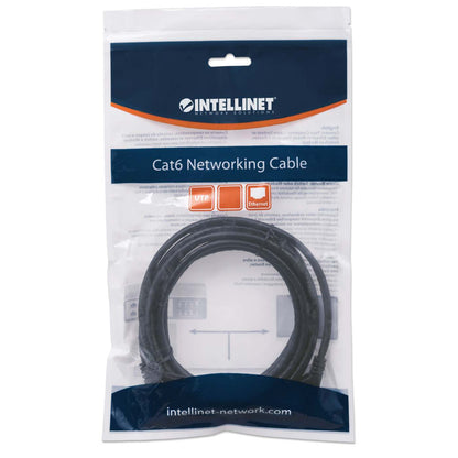 Cat6 U/UTP Network Patch Cable, 1 m (3 ft.), Black Packaging Image 2