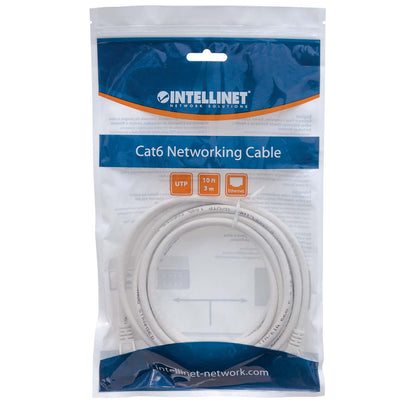 Cat6 U/UTP Network Patch Cable, 2 m (7 ft.), White Packaging Image 2