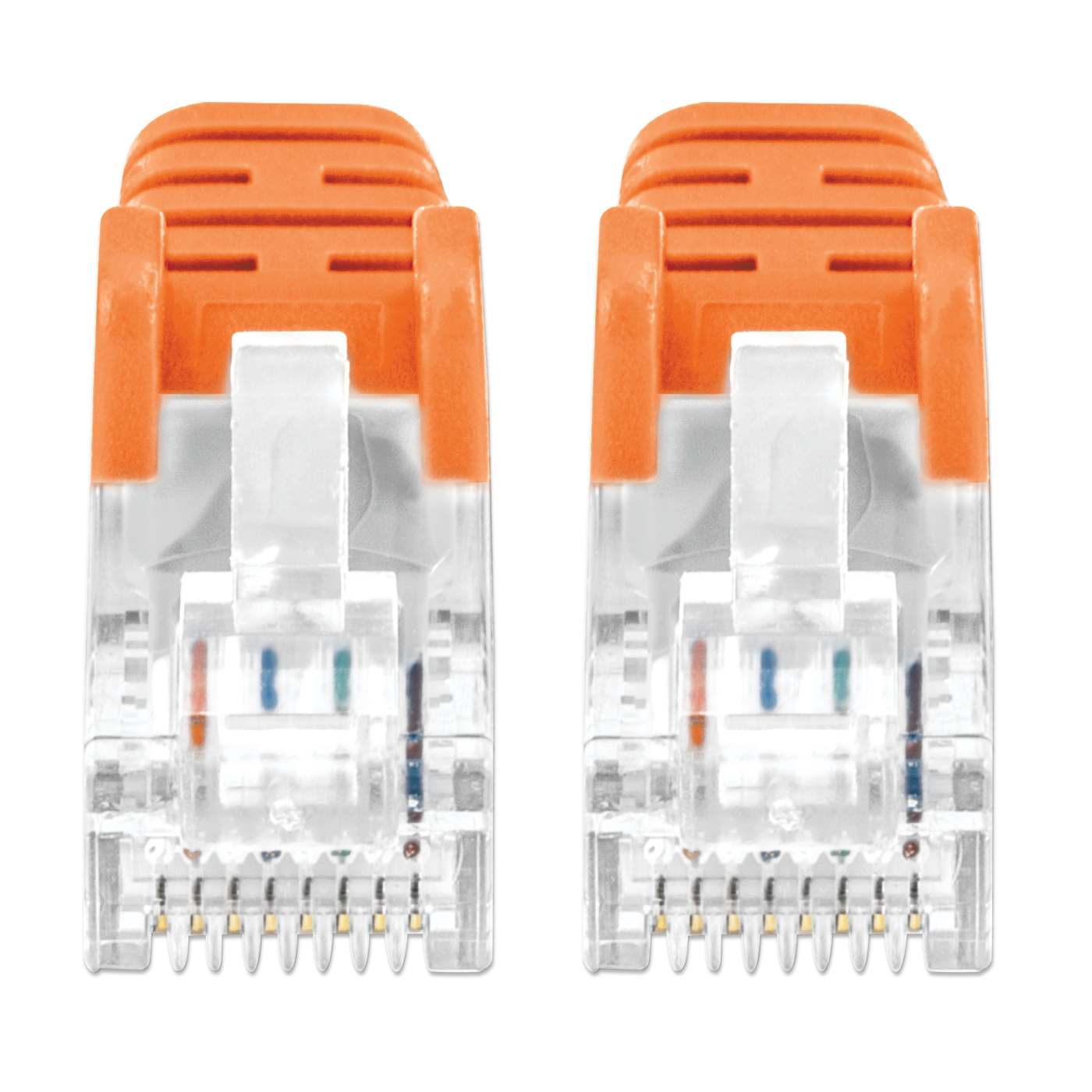 Cat6 U/UTP Slim Network Patch Cable, 1 ft., Orange Image 3